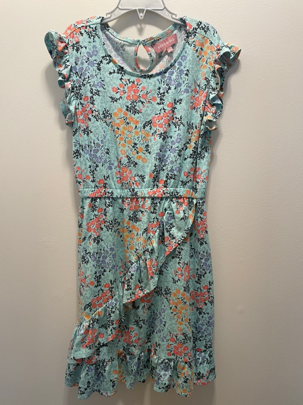 BCBGirls Floral Ruffle Dress